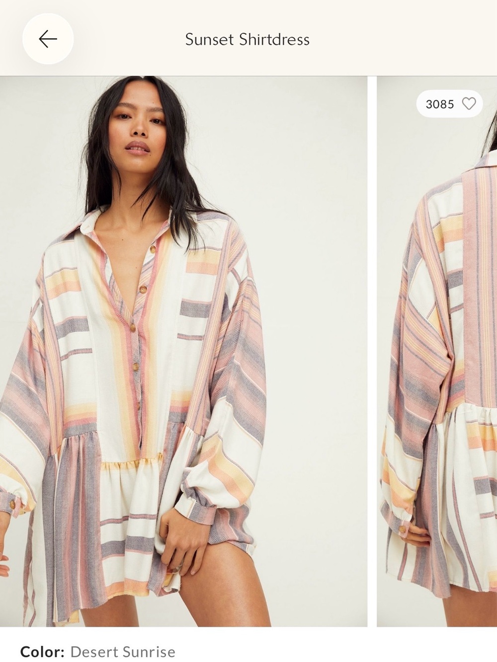 Sunset Shirtdress